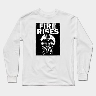 Fire Rises Horror Mask Long Sleeve T-Shirt